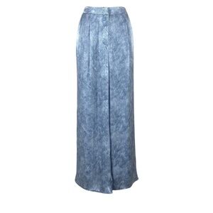 Michael Kors Petite Small Petal Wide Leg Pants High Rise Pleated Pockets